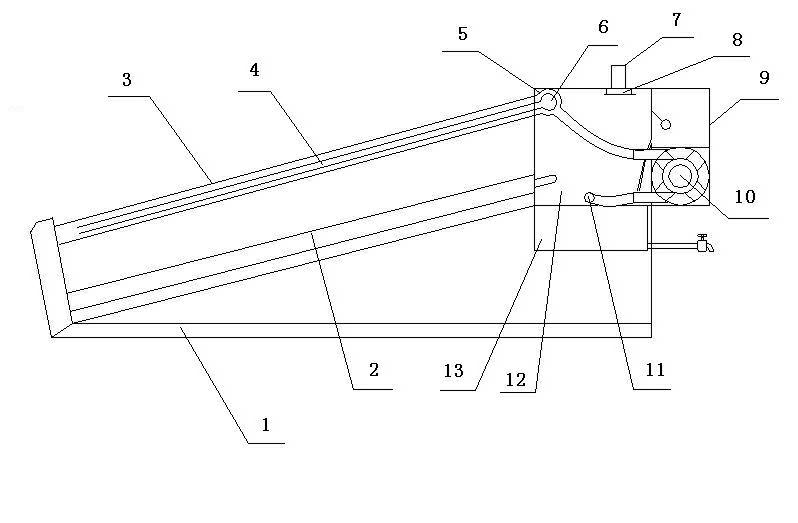 Integrated solar sea water desalinating device