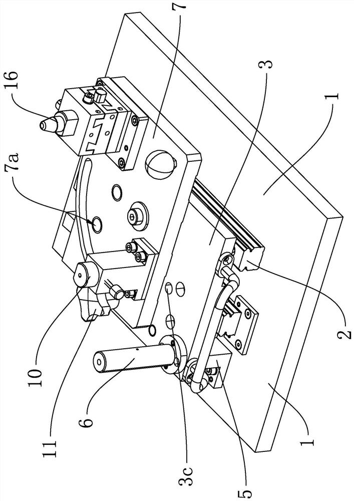 Manual three-vehicle-type switching device