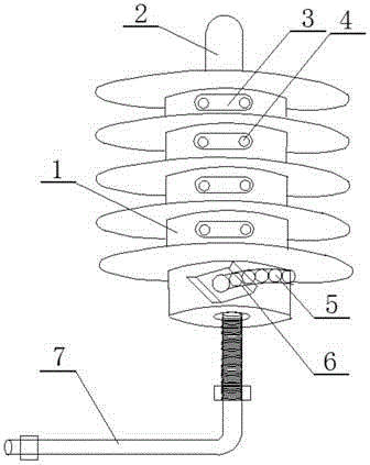 A countable arc intercepting lightning arrester