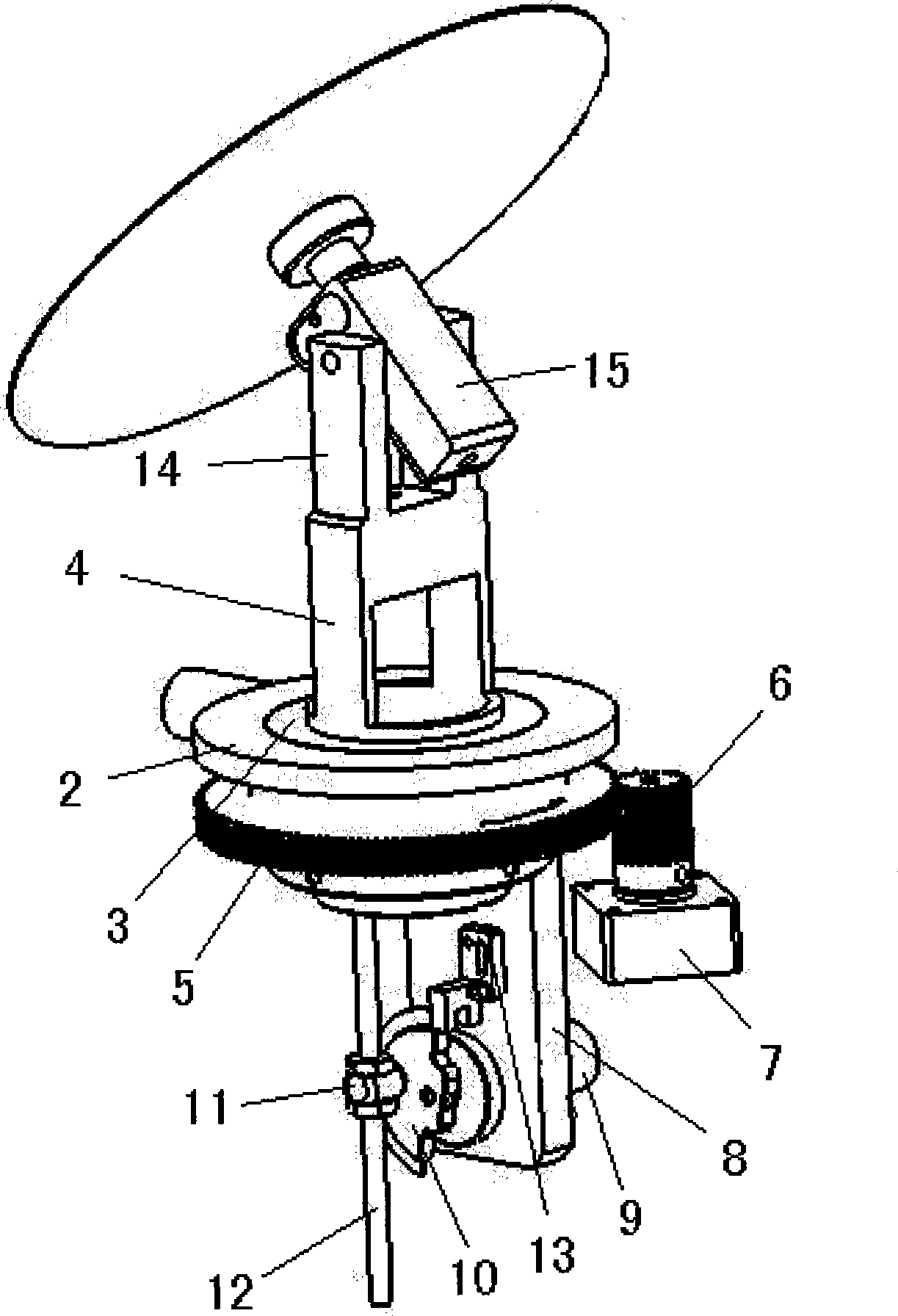 Movement supporting mechanism for silicon chip surface observation