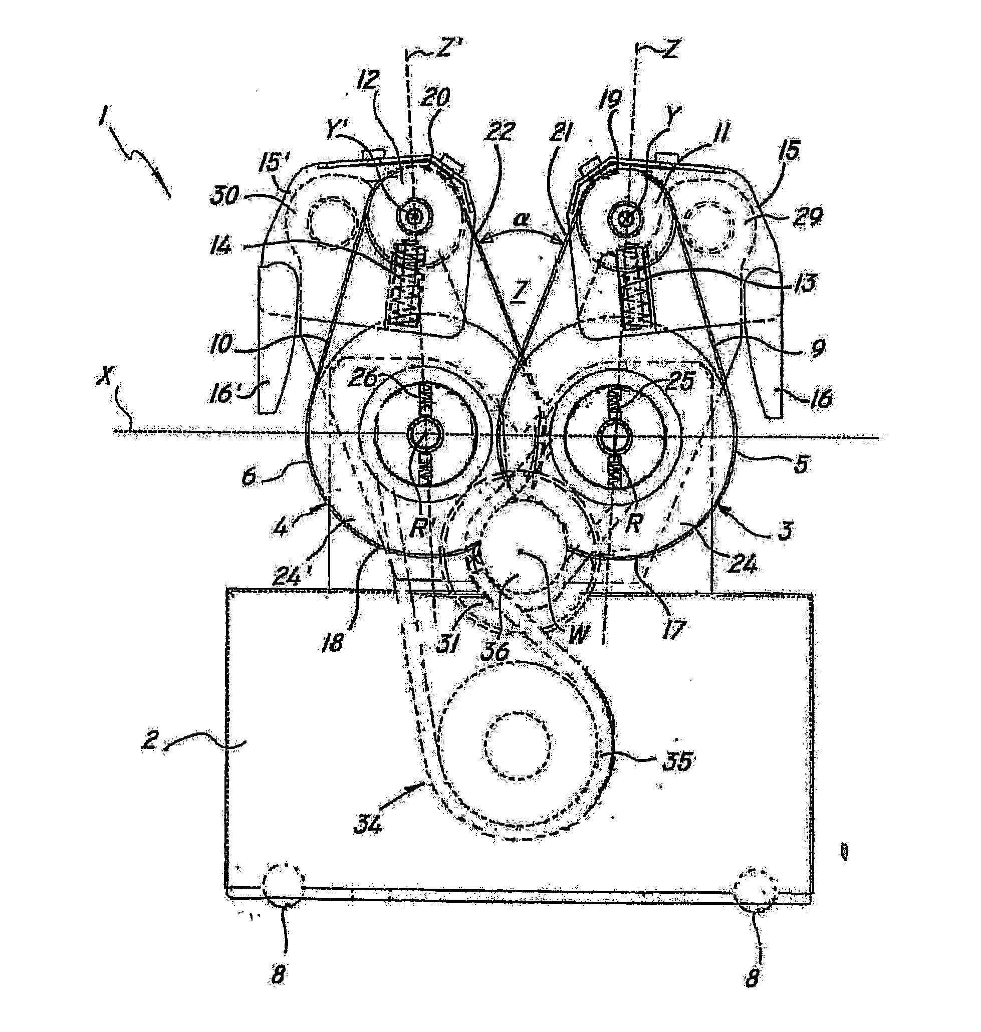 Sharpening device for cutting blade