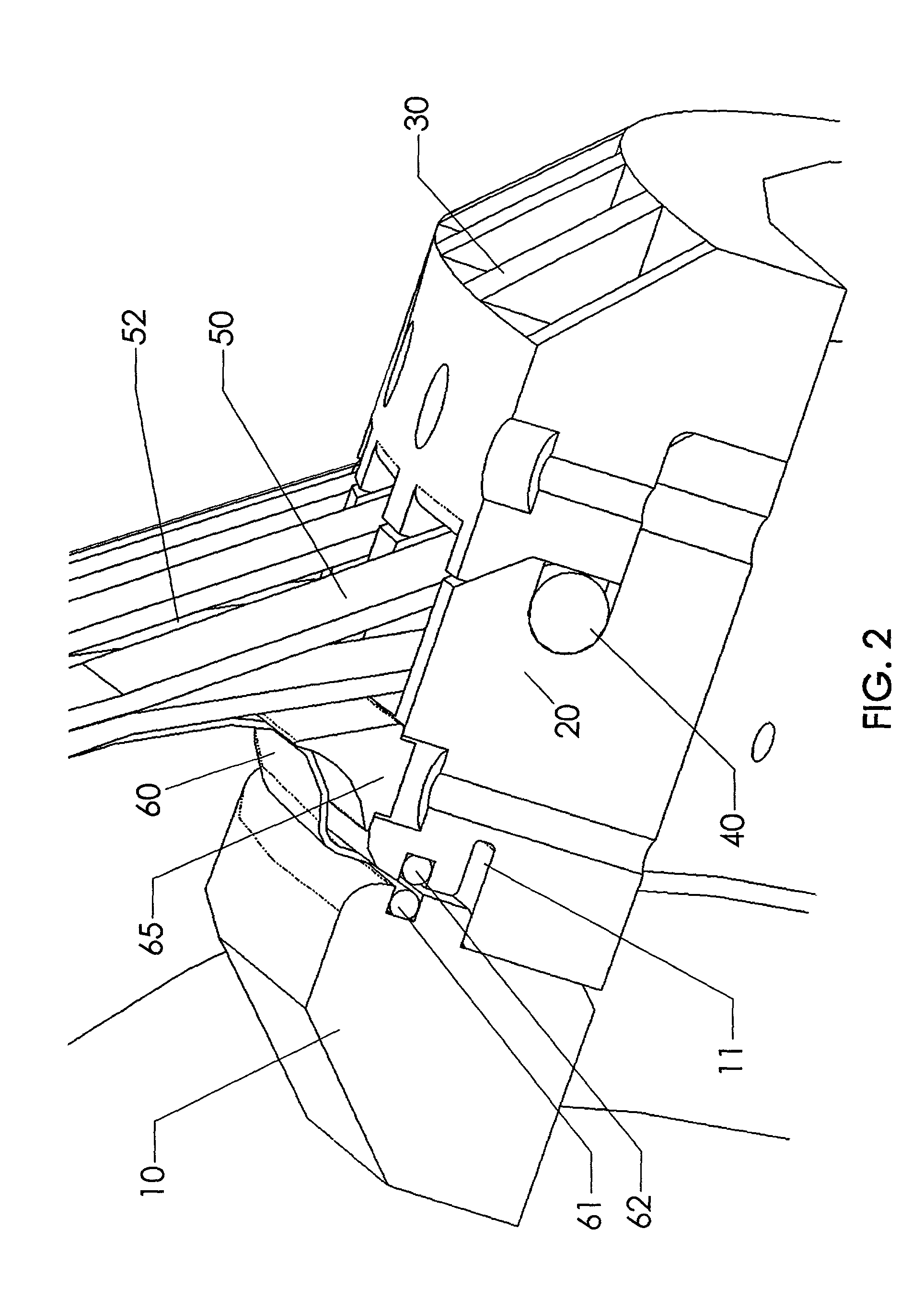 Apparatus for sealing and restraining the flexible pressure boundary of an inflatable spacecraft