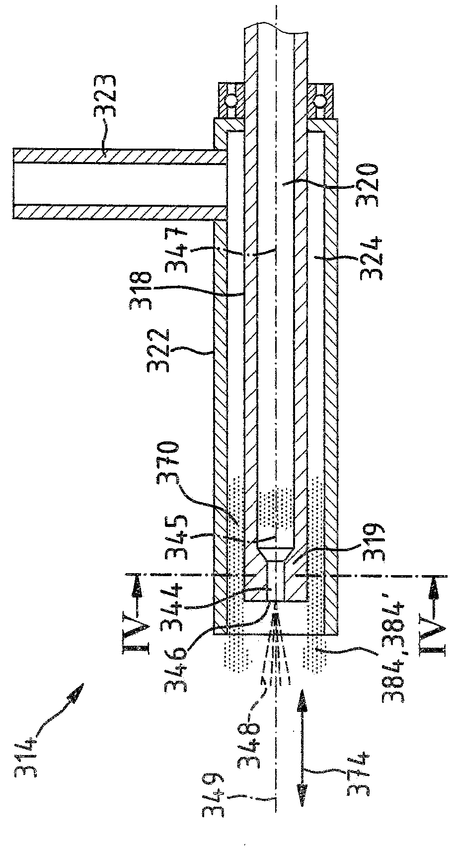 Device for treating workpieces