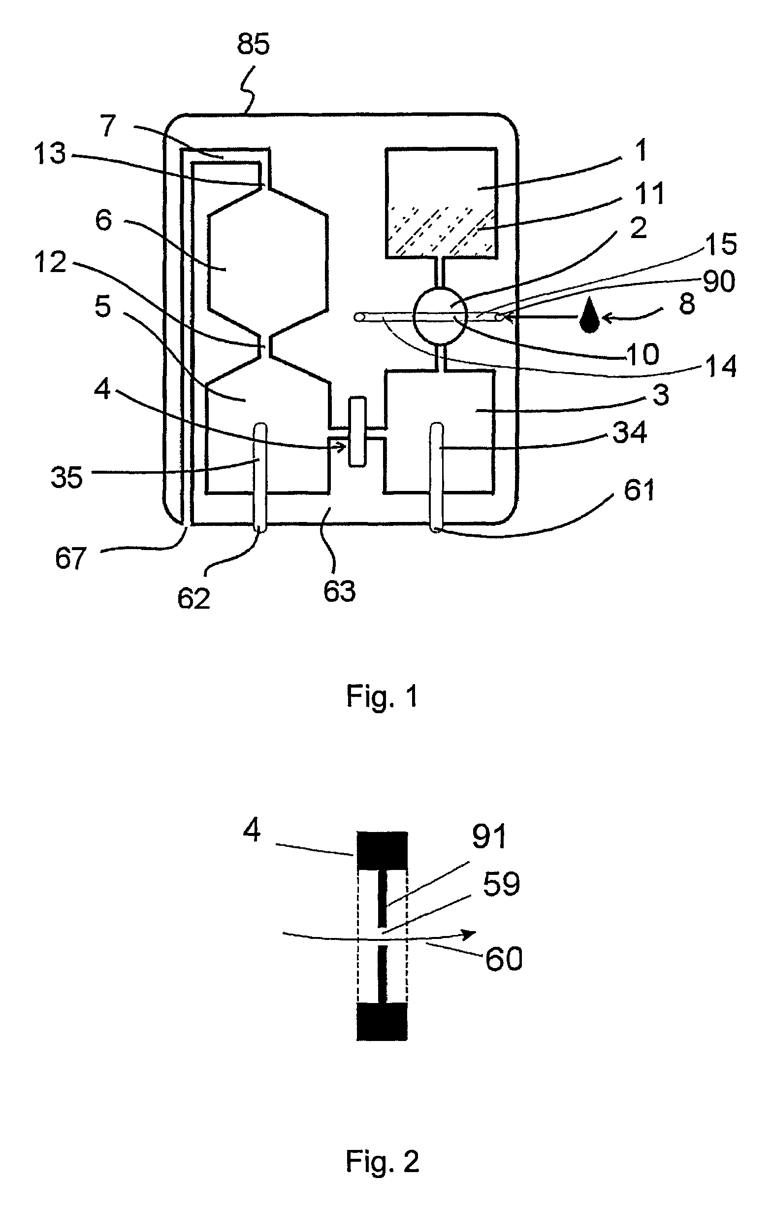 Disposable cartridge for characterizing particles suspended in a liquid