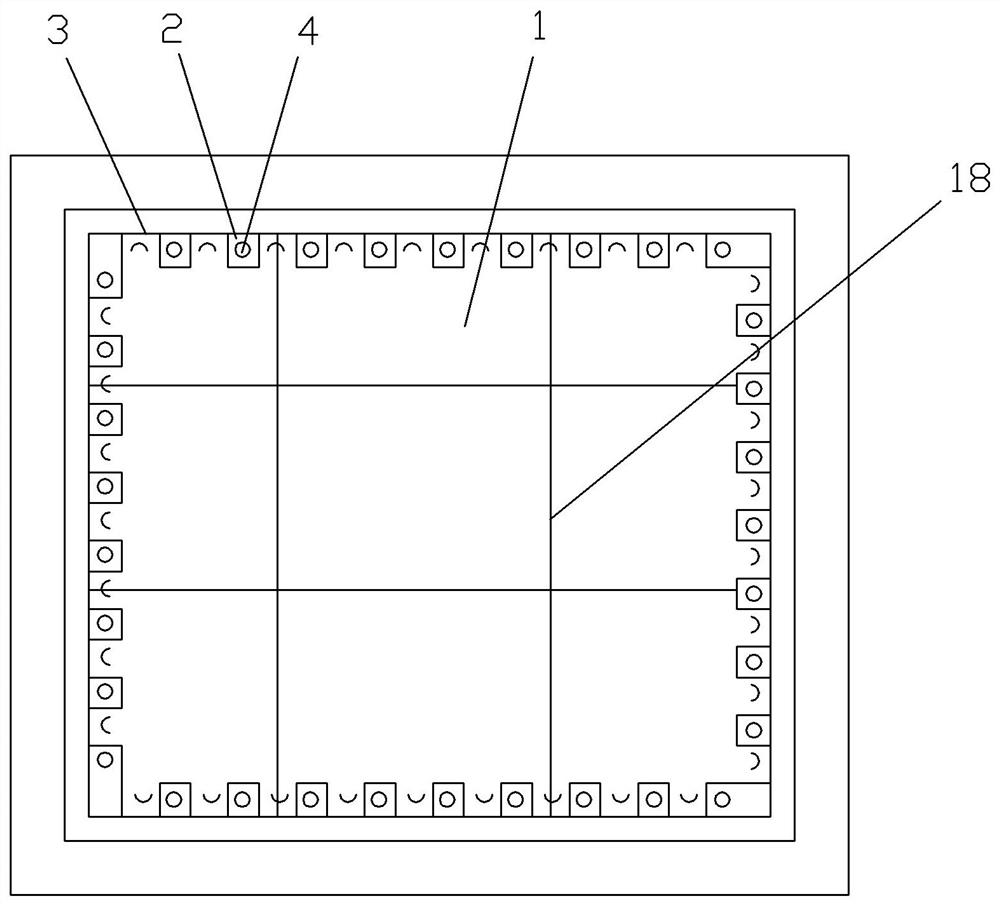 Regulation and control power generation substation capable of carrying out multilayer vertical overlying on water energy circular array type layout