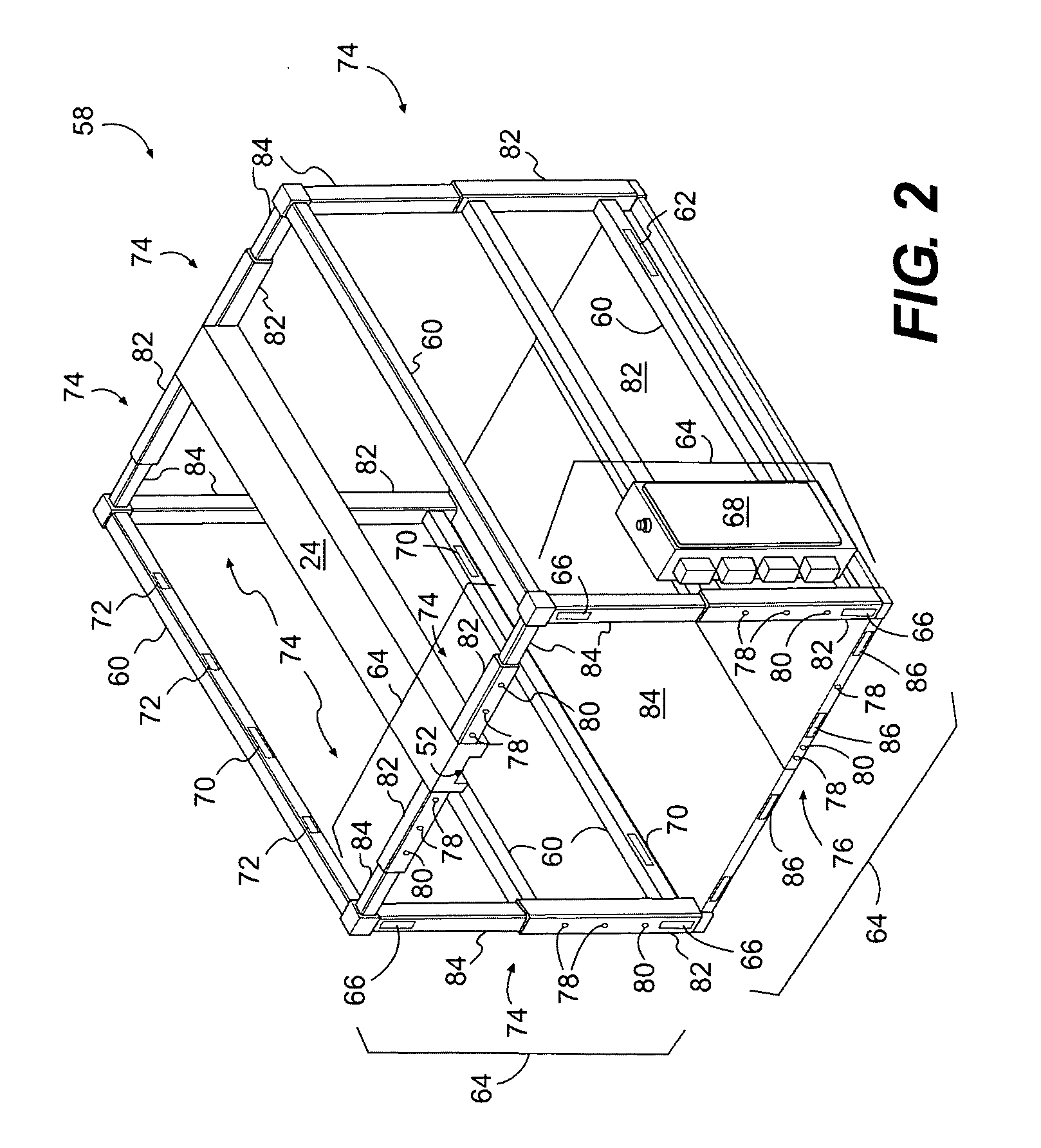 Portable modular manufacturing system