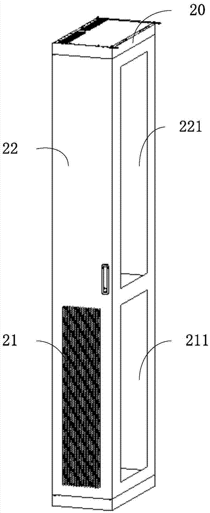 Wind guiding cabinet and communication system