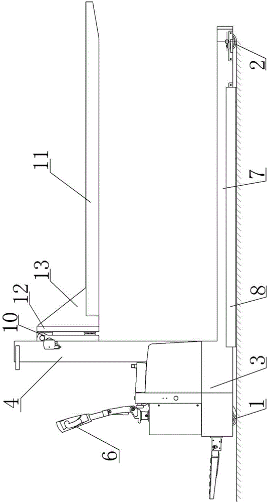 Mobile piling car