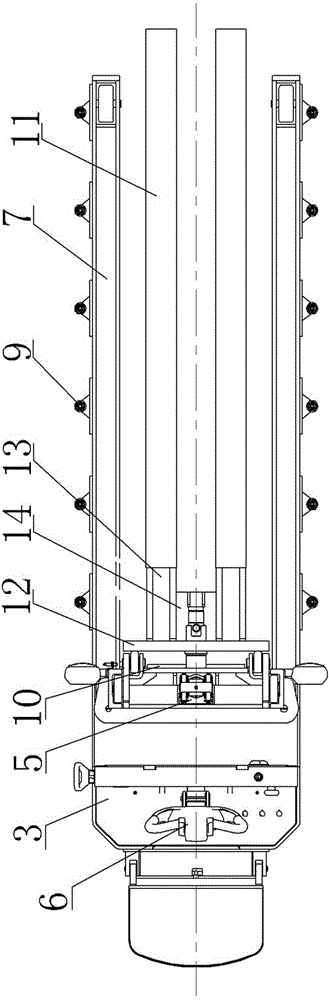 Mobile piling car