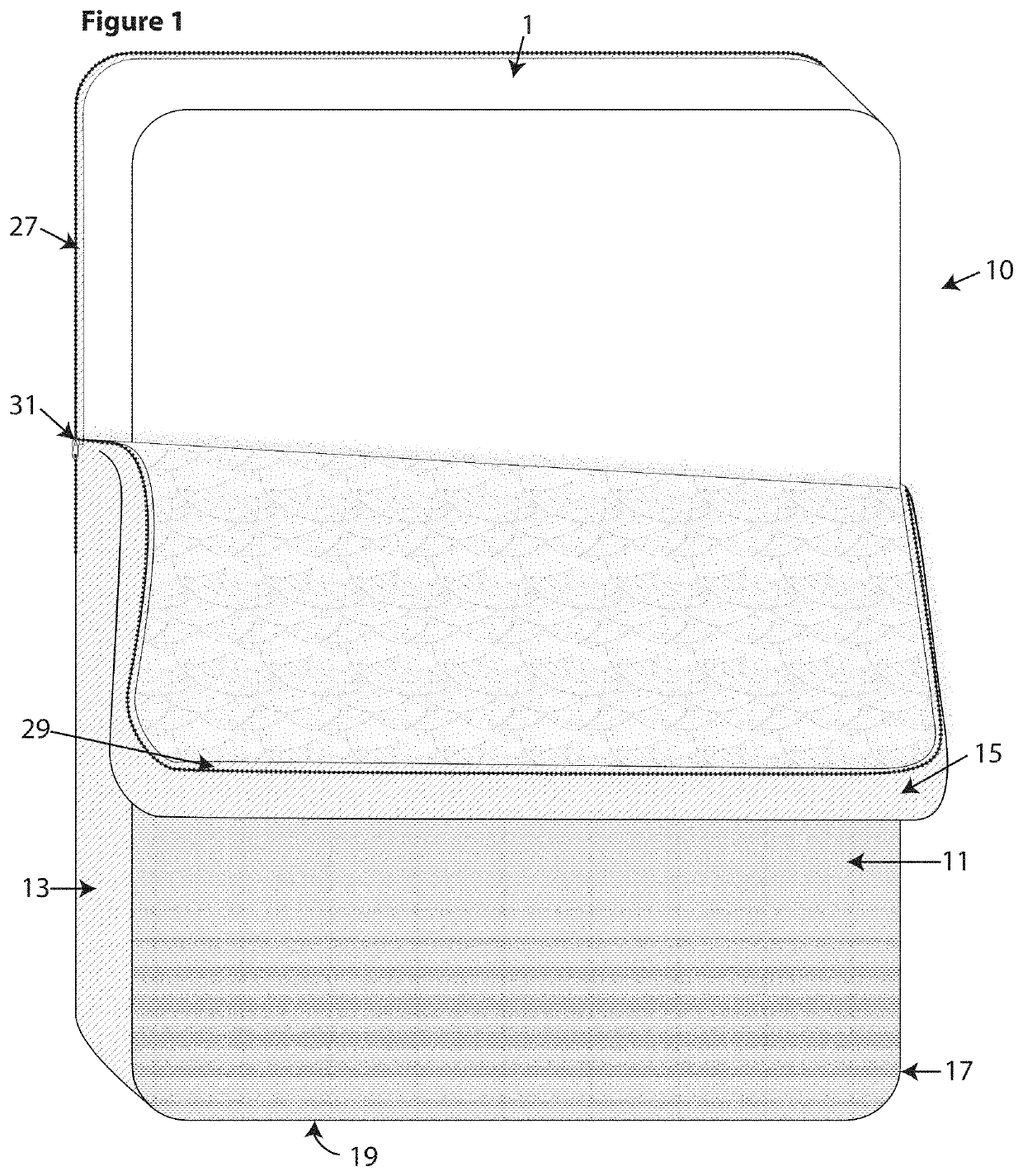 Mattress protector with improved moisture management and bed bug containment