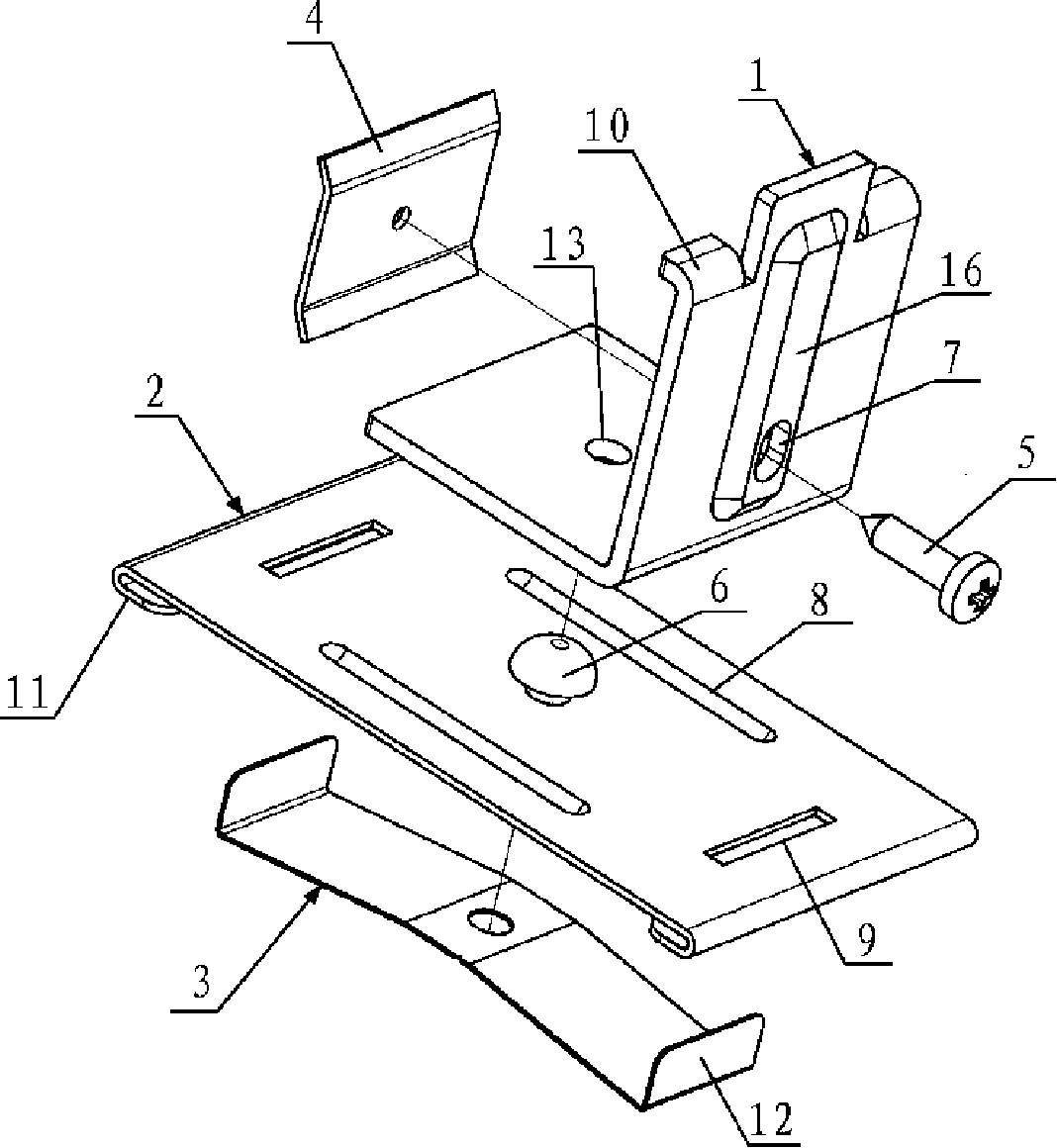 Adjustable spring mounting fastener and construction ceiling method thereof