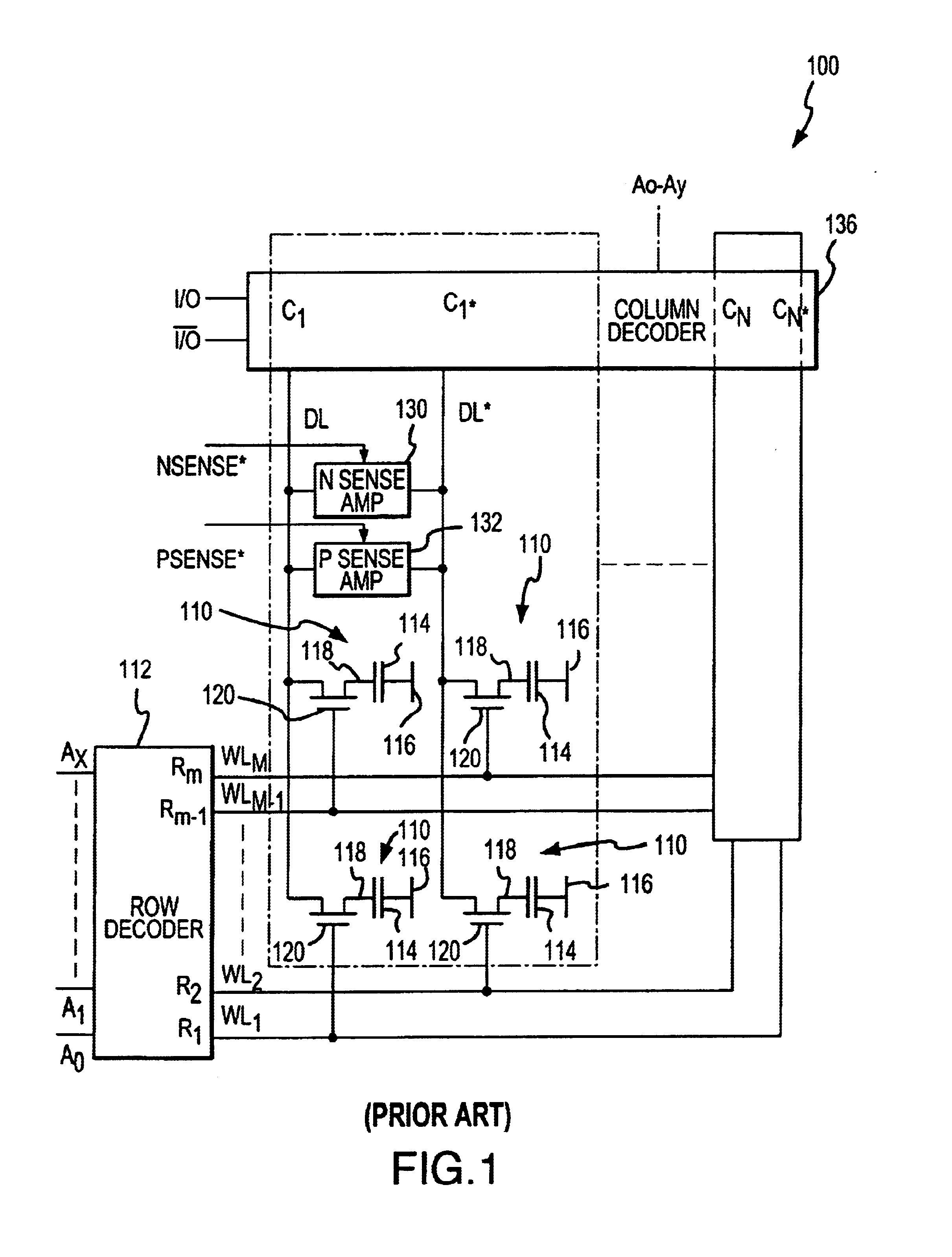 Method and circuit for reducing DRAM refresh power by reducing access transistor sub threshold leakage