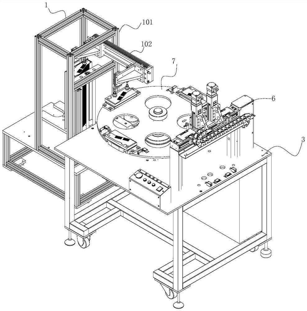 Uniaxial temperature control rotary table with uniform heat dissipation