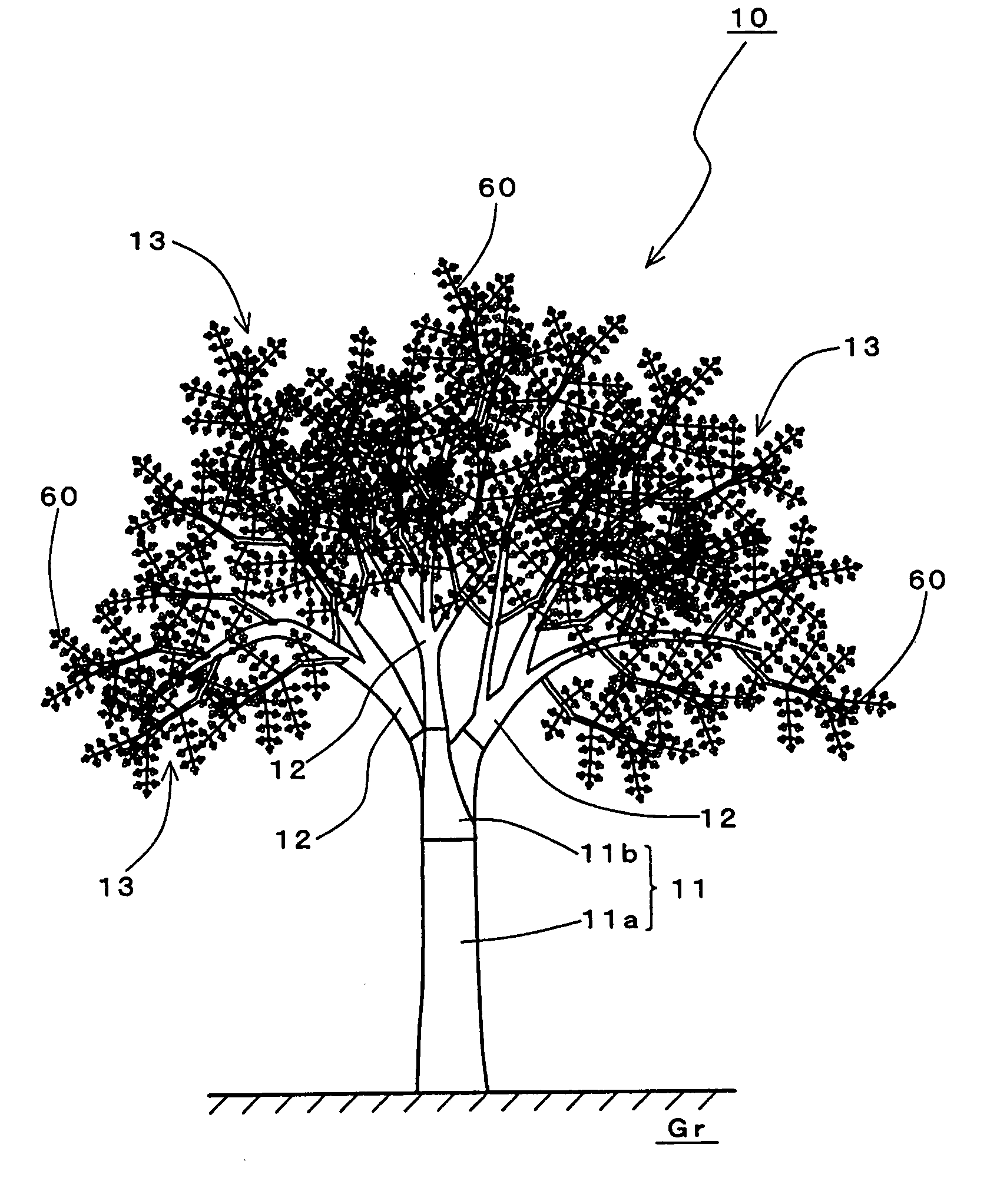 Electrical tree structure