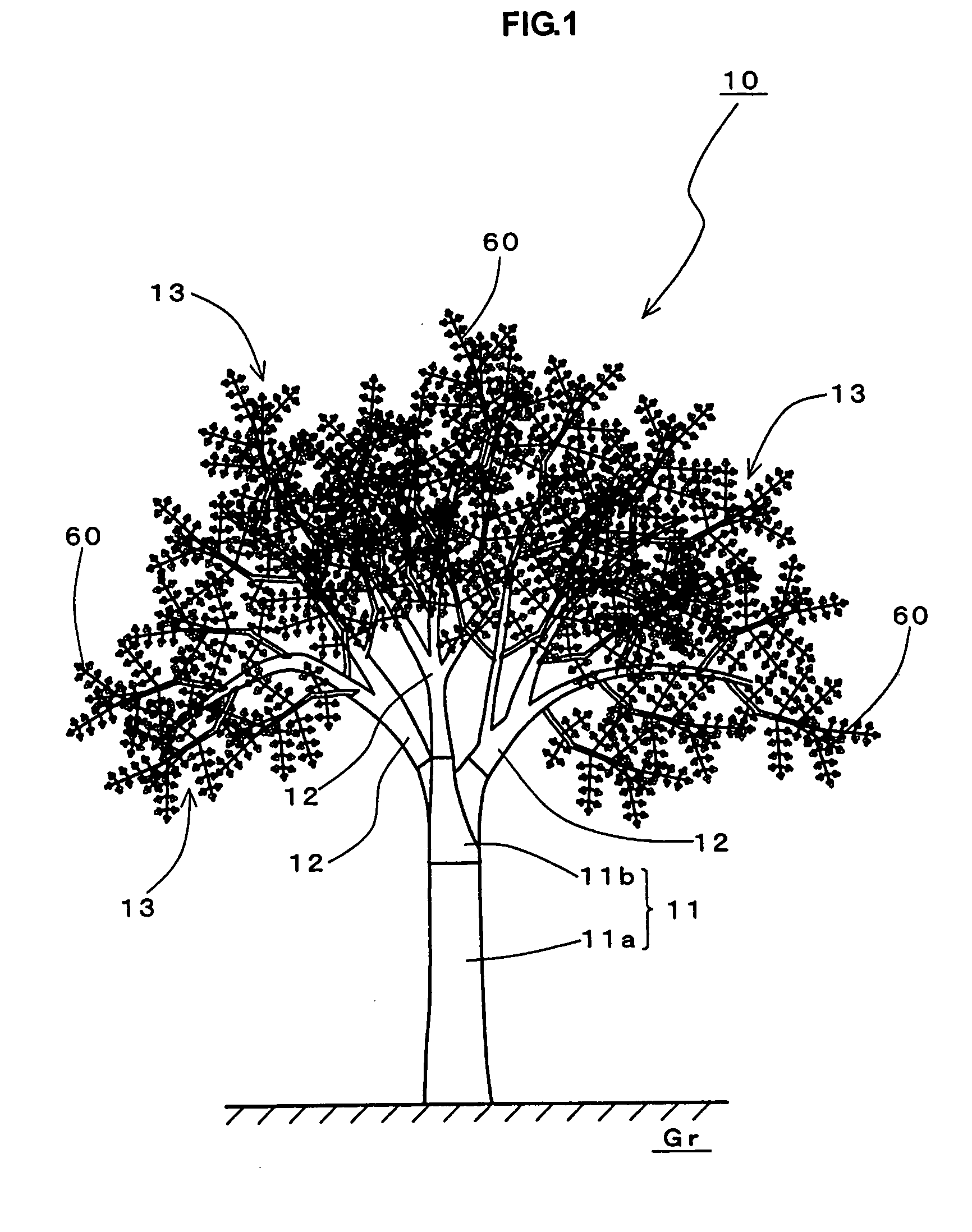 Electrical tree structure