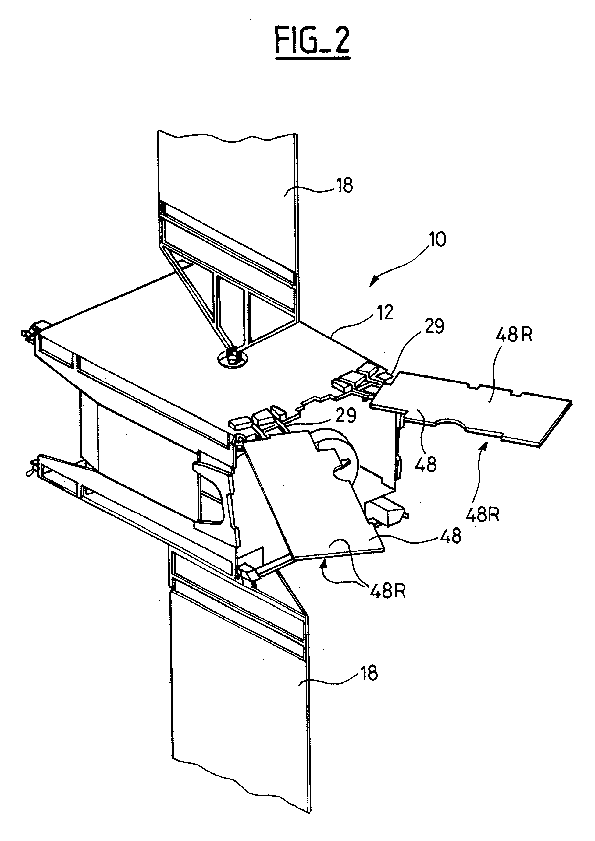 Deployable radiator for a space vehicle