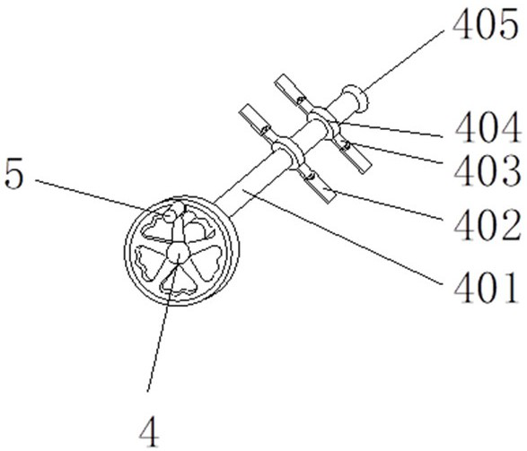 Anti-blocking sludge discharge device for sewage treatment