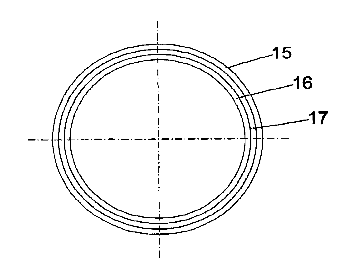 Multilayered cellulose casing, method of manufacture thereof and extrusion head for obtaining said casing