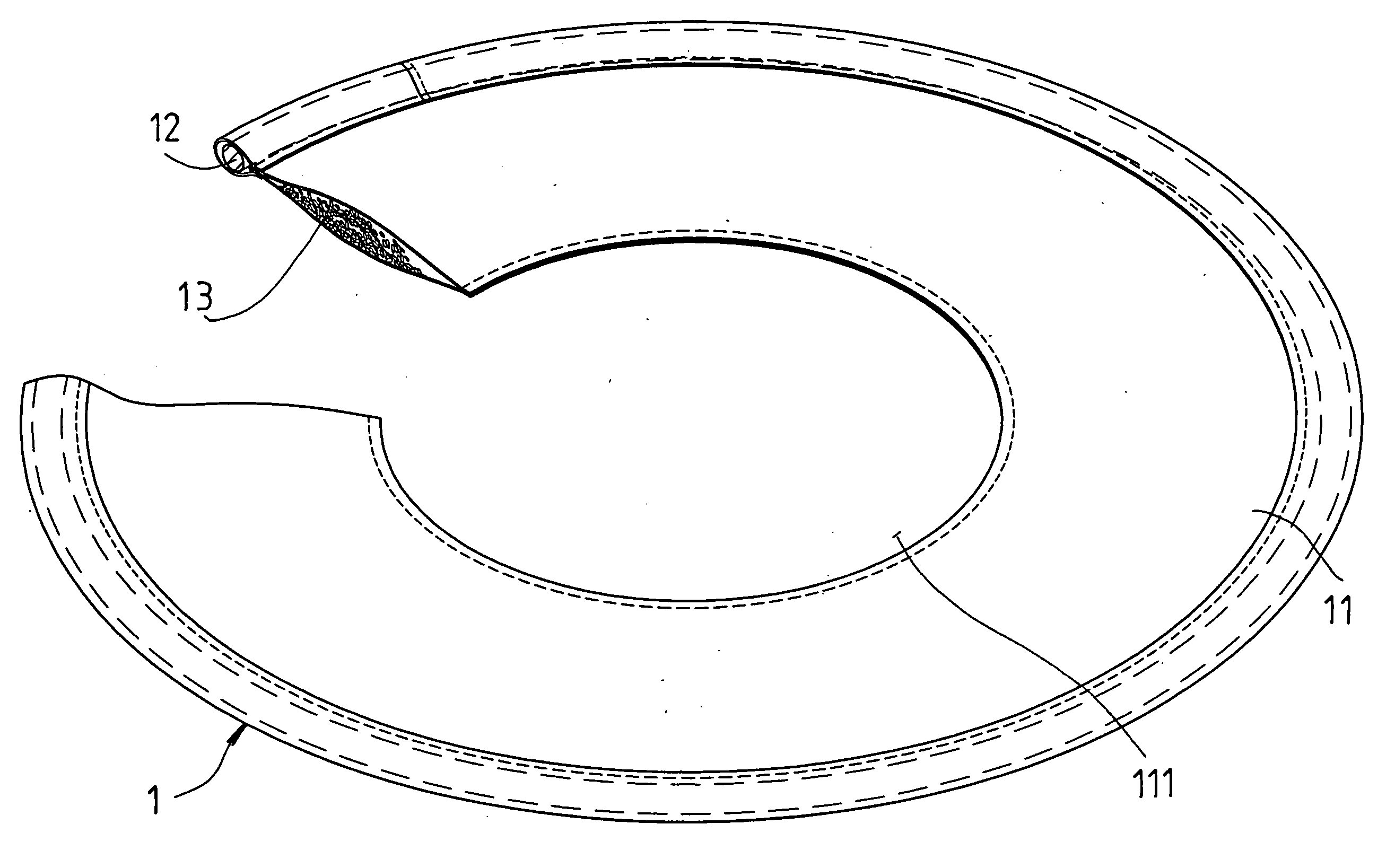 Flying saucer structure