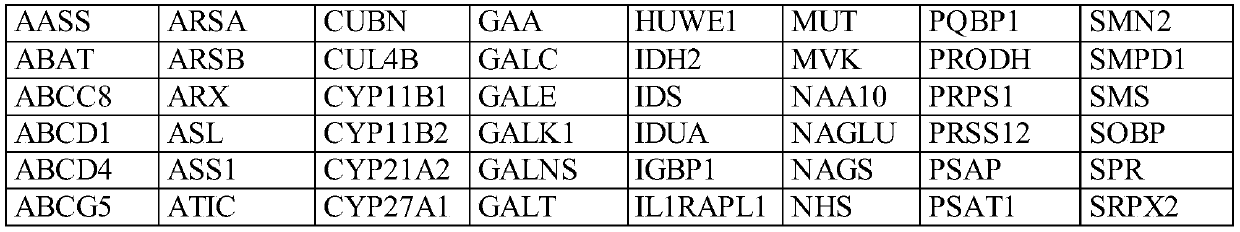 Gene chip for hereditary leukoencephalopathy and its application