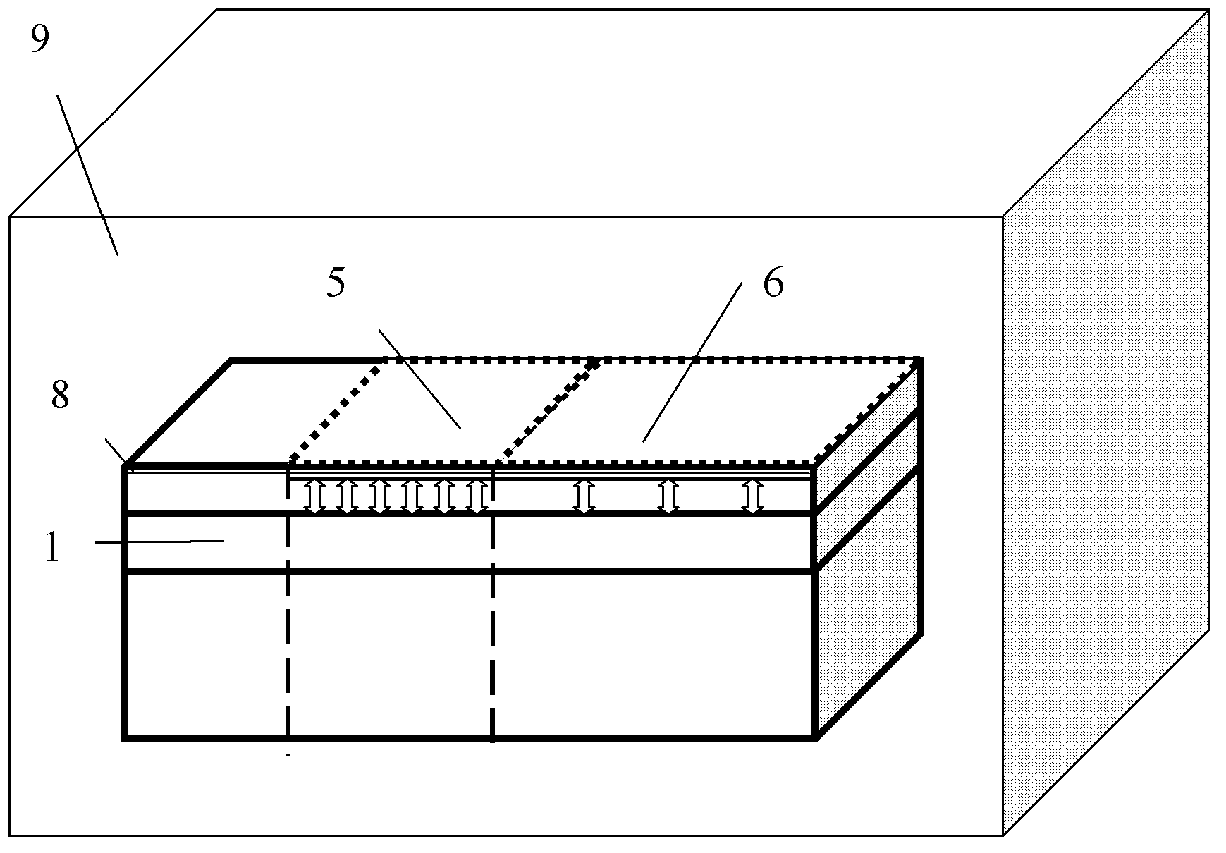 Method for realizing blue shift of band gap of semiconductor quantum well structure