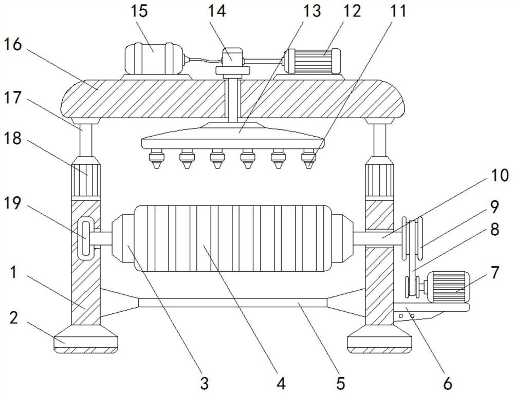 Coating spraying device for black silicon production