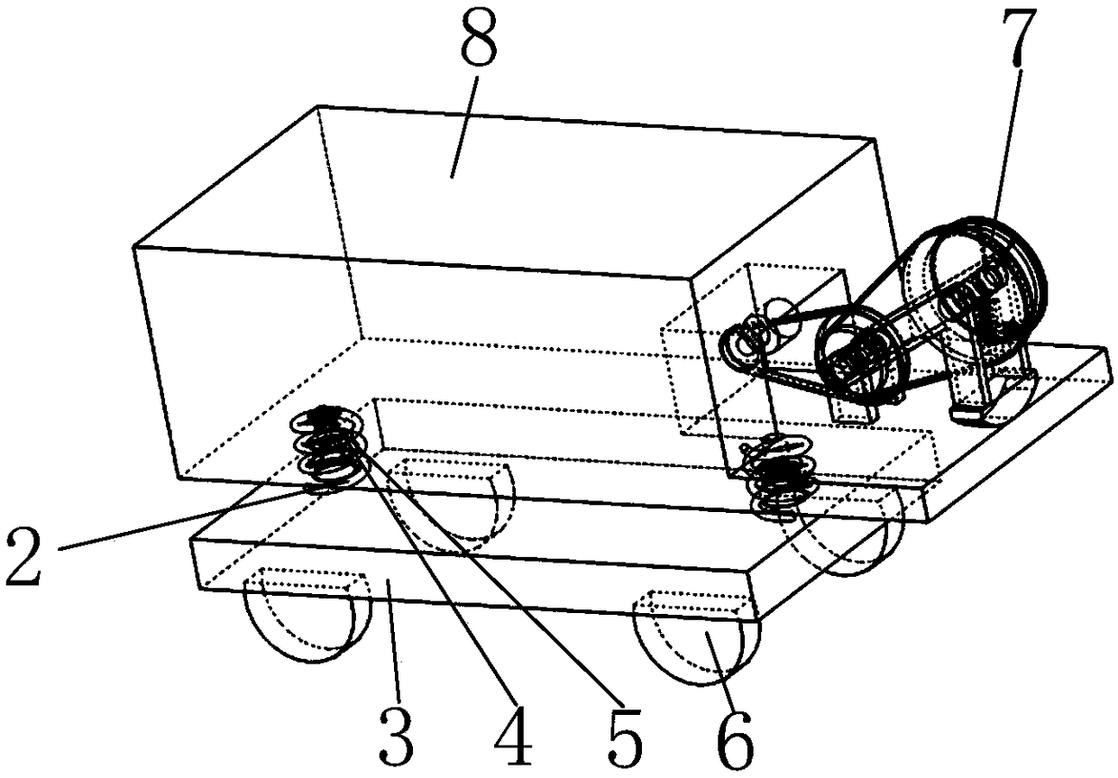 Anti-rollover device used in agricultural machinery based on hydraulic regulation