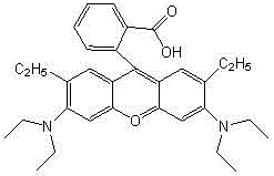 Preparation method of high-selectivity Hg&lt;2+&gt; color indicator based on Rhodamine B thiohydrazine derivative