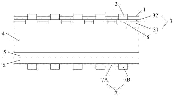 P-type PERC double-sided solar cell and module, system and preparation method thereof