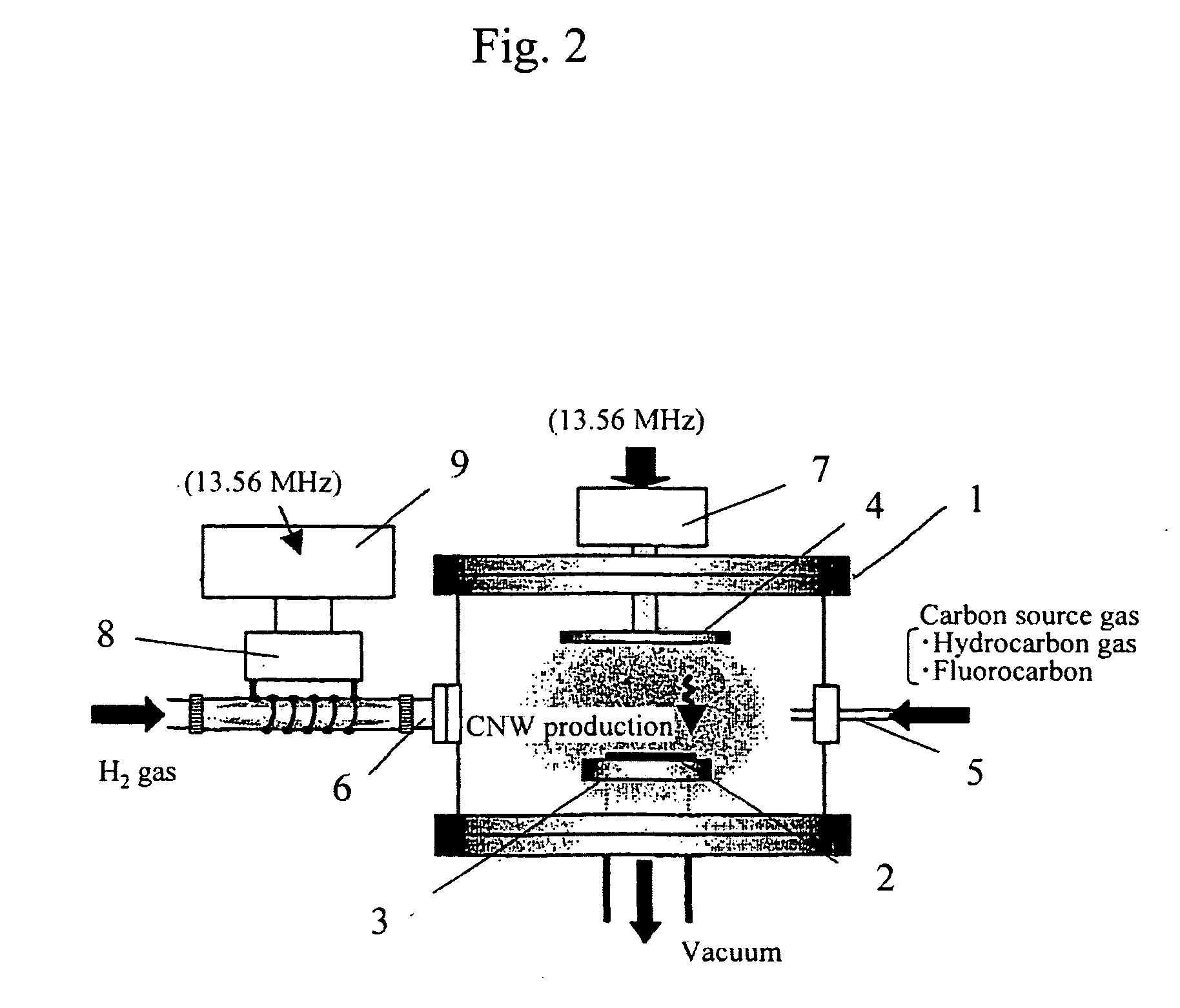 Carbon nanowall with controlled structure and method for controlling carbon nanowall structure