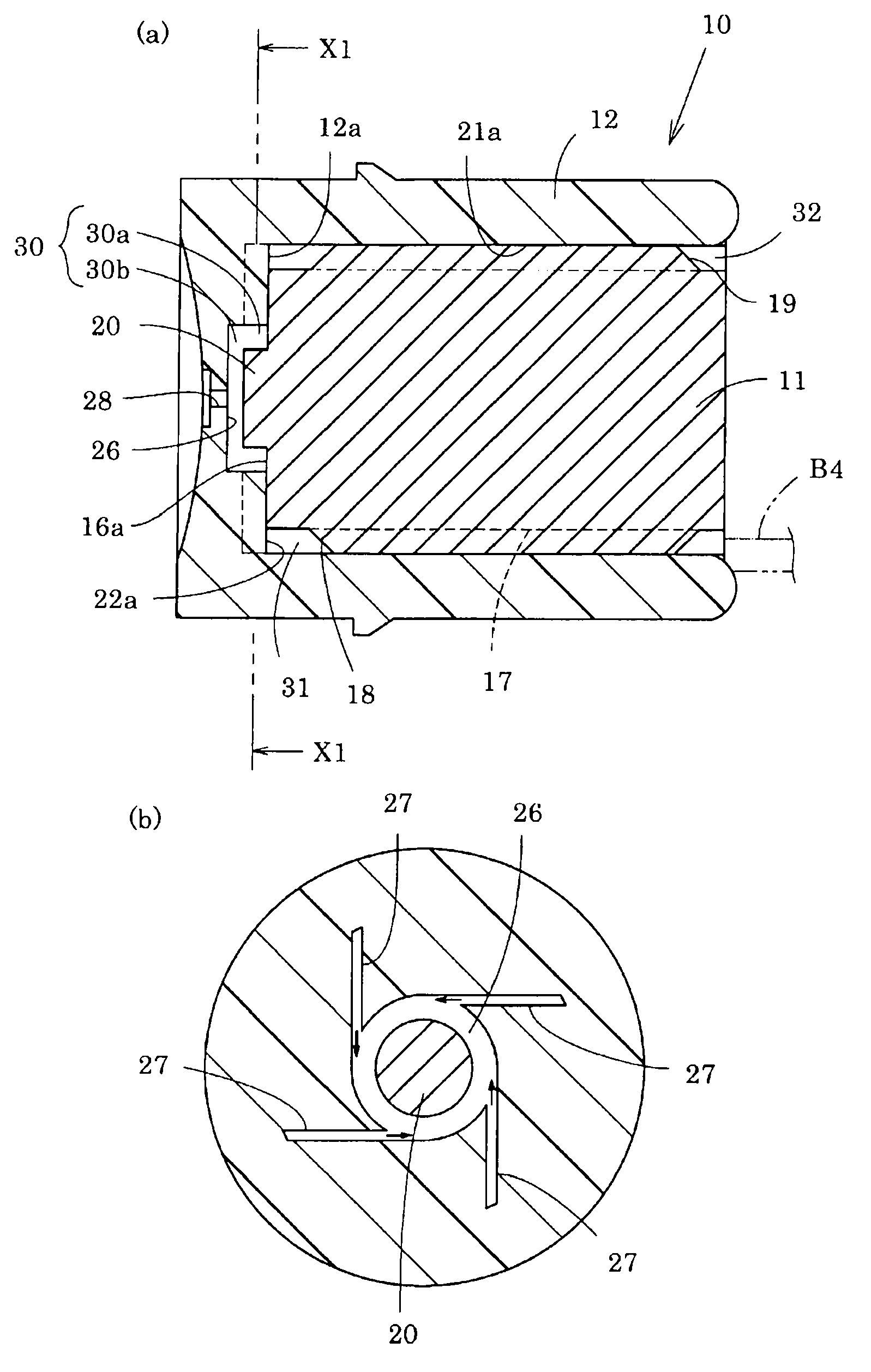 Nozzle hole mechanism