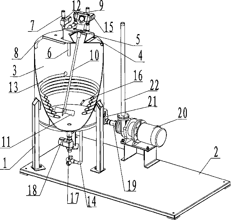 Dye cylinder device for garment dyeing machine