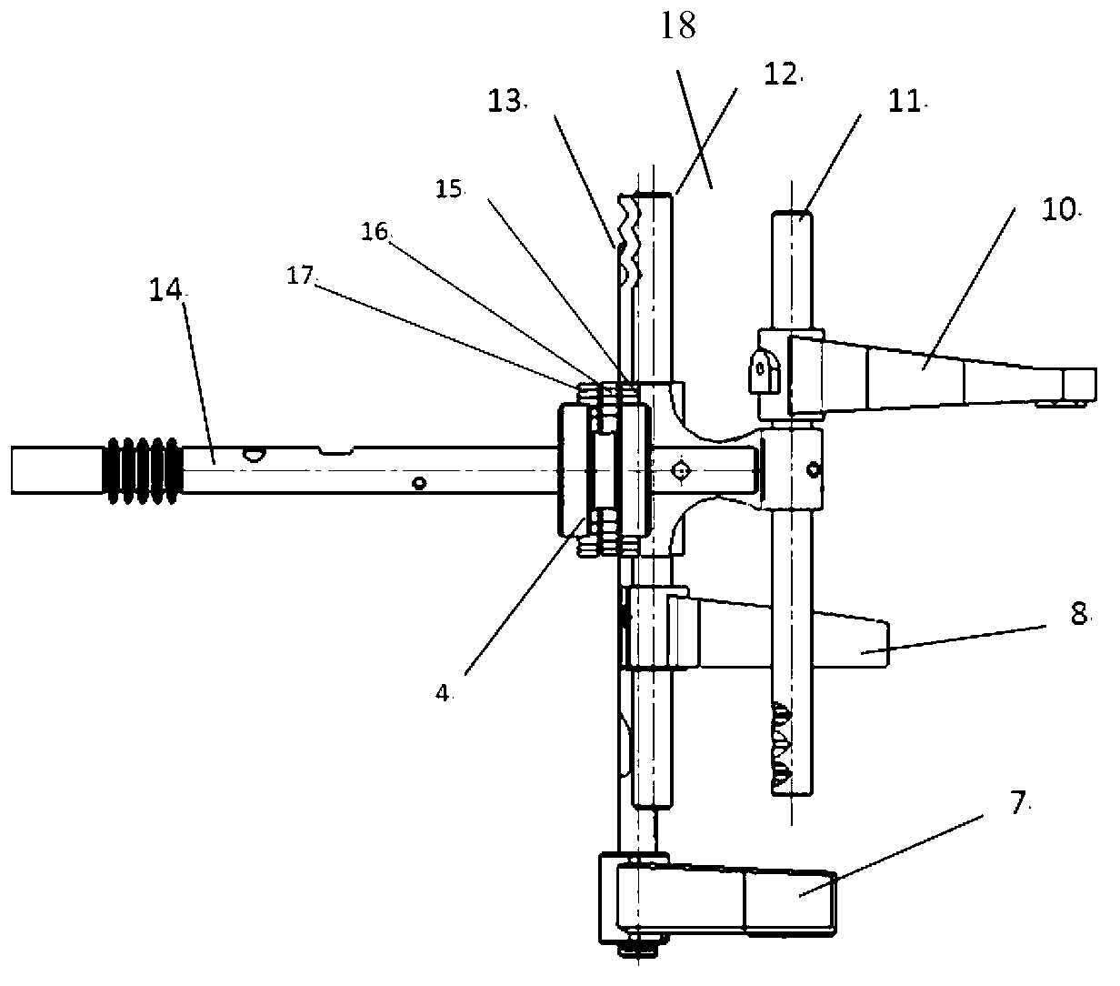 Shift control mechanism of transmission