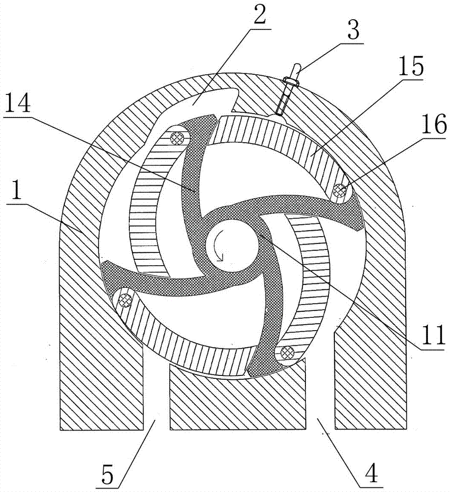 A rotary engine and its continuous combustion method