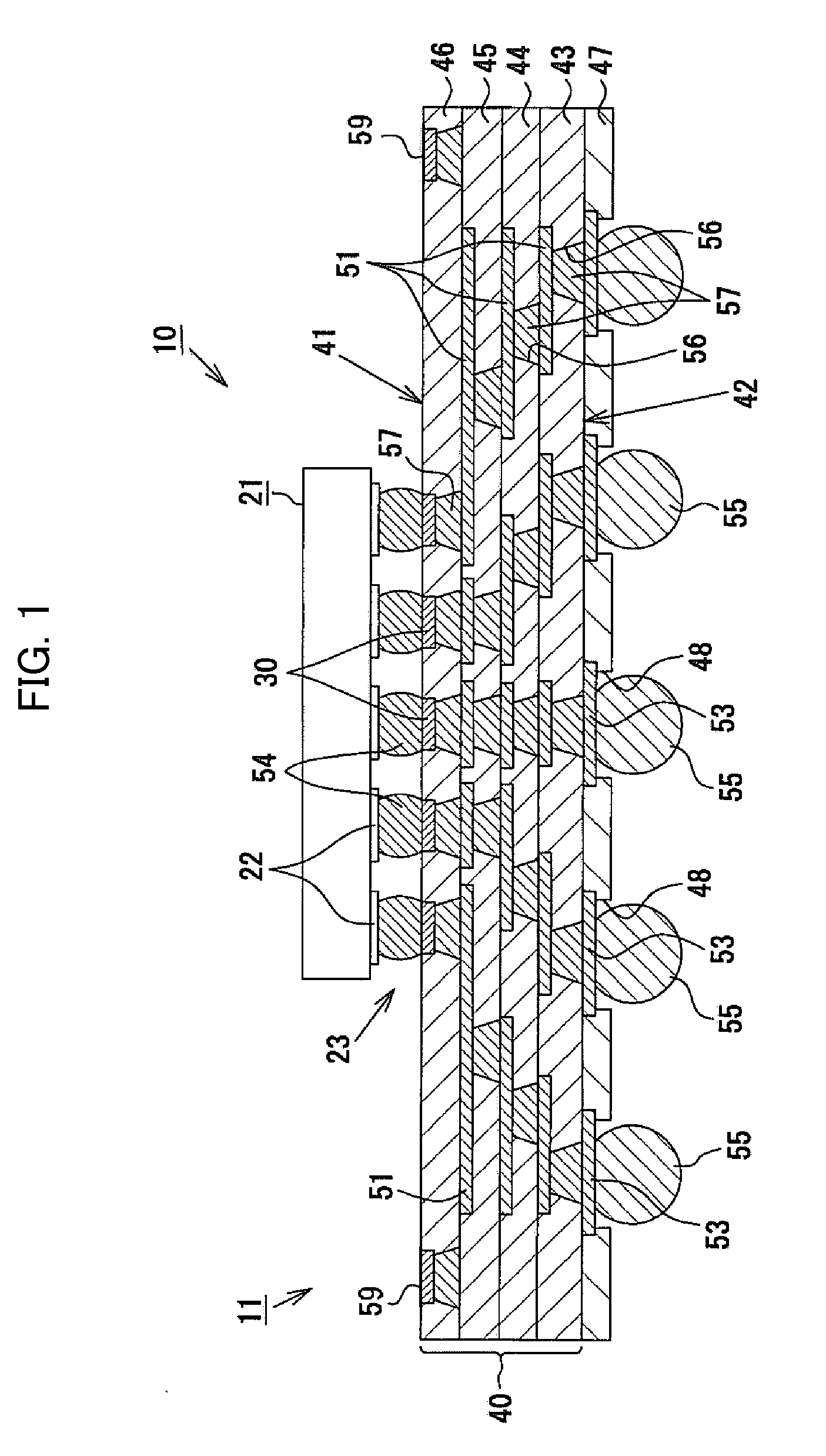 Multilayer wiring substrate and method for manufacturing the same