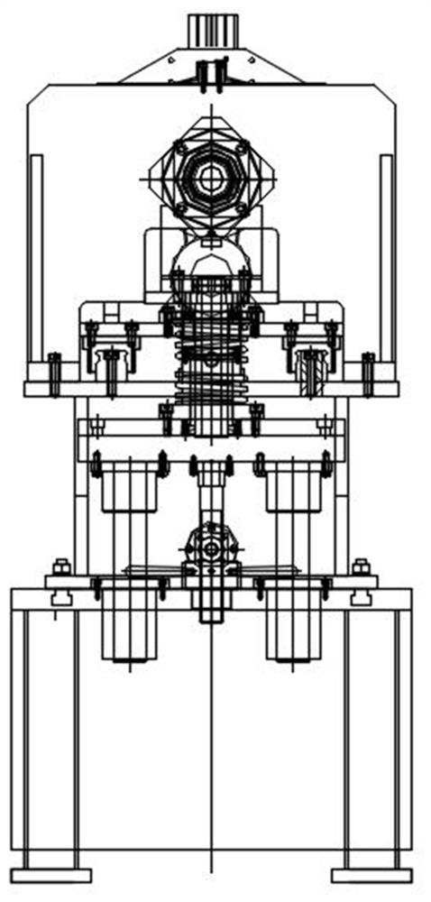 Device and method for cleaning notch burrs at both ends of axle housing threads