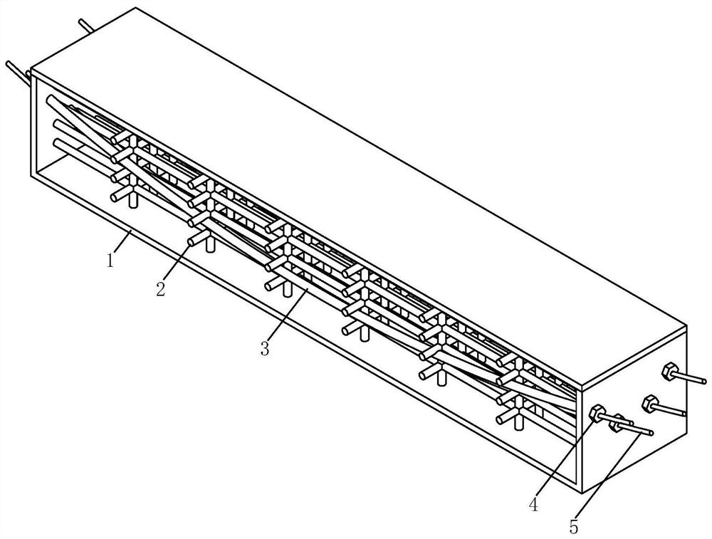 Bridge prestress cognition practical training teaching device and using method