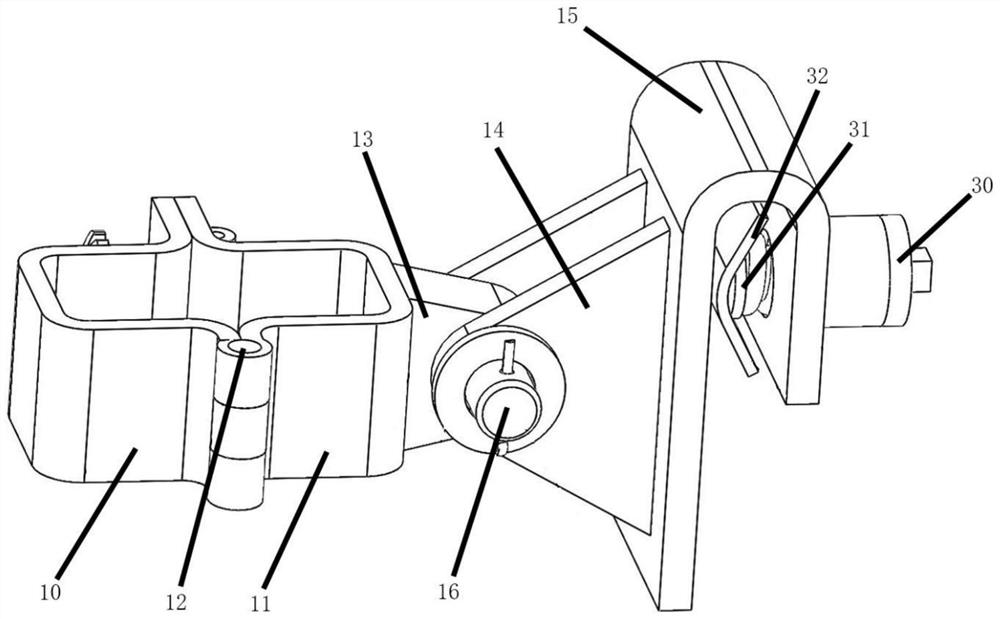 Equipment framework fixing ladder stand device