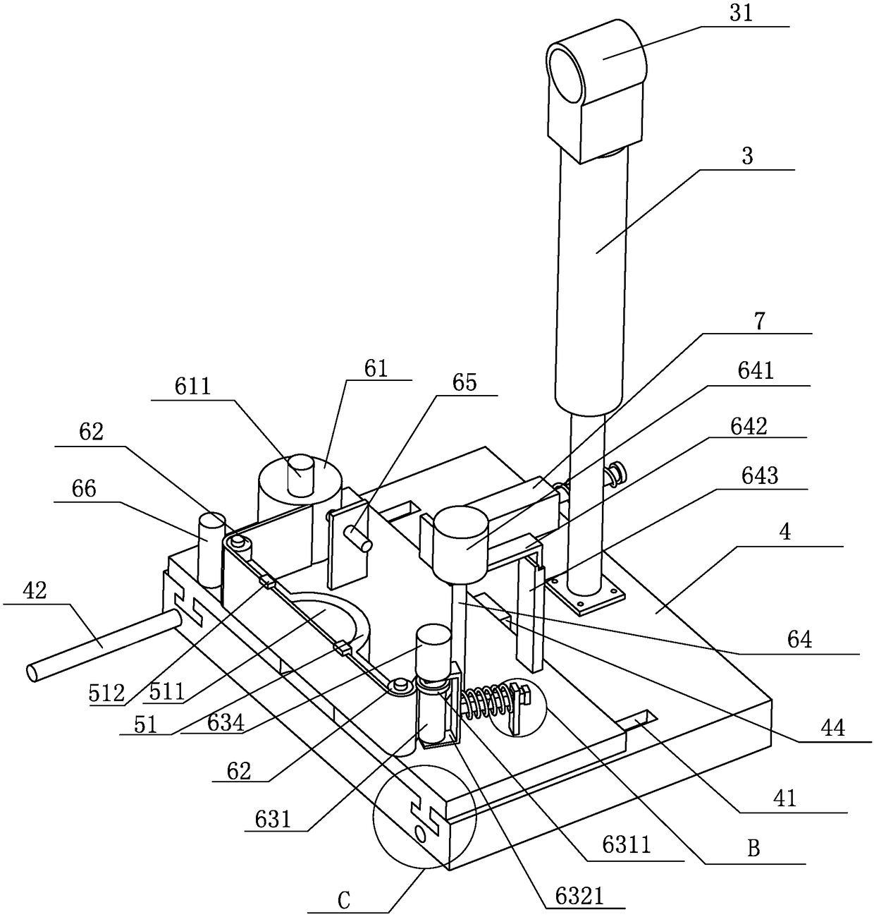 Aids sample processing device capable of automatically wiping hanging drops on side wall of sampling needle