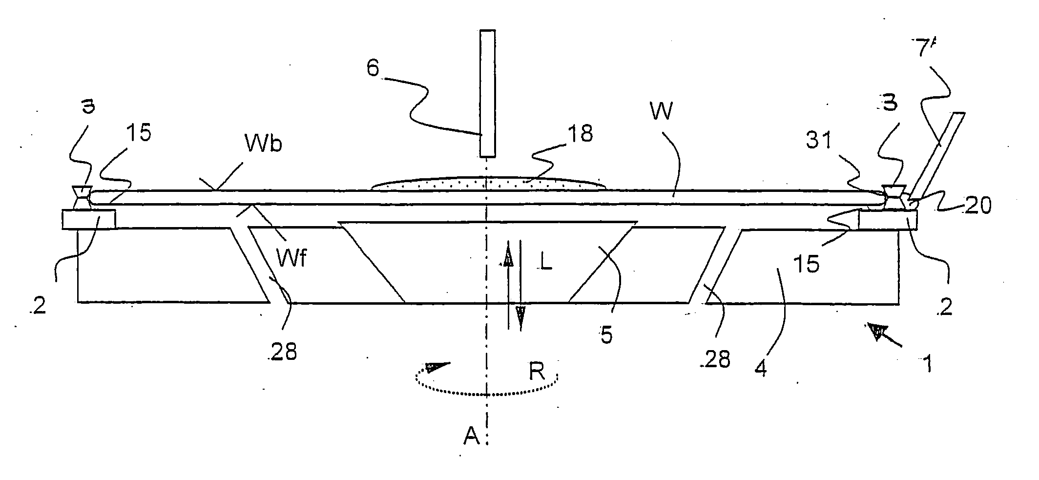 Device for liquid treatment of wafer-shaped articles