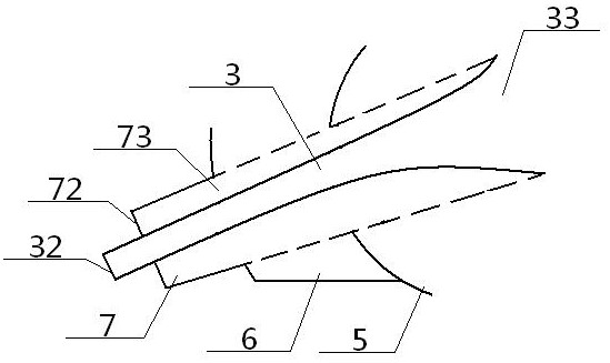 A centrifugal spinning nozzle for spinning sheath-core structure fibers