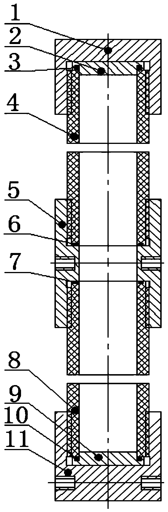 Gas-storage water resistor used in vertical state