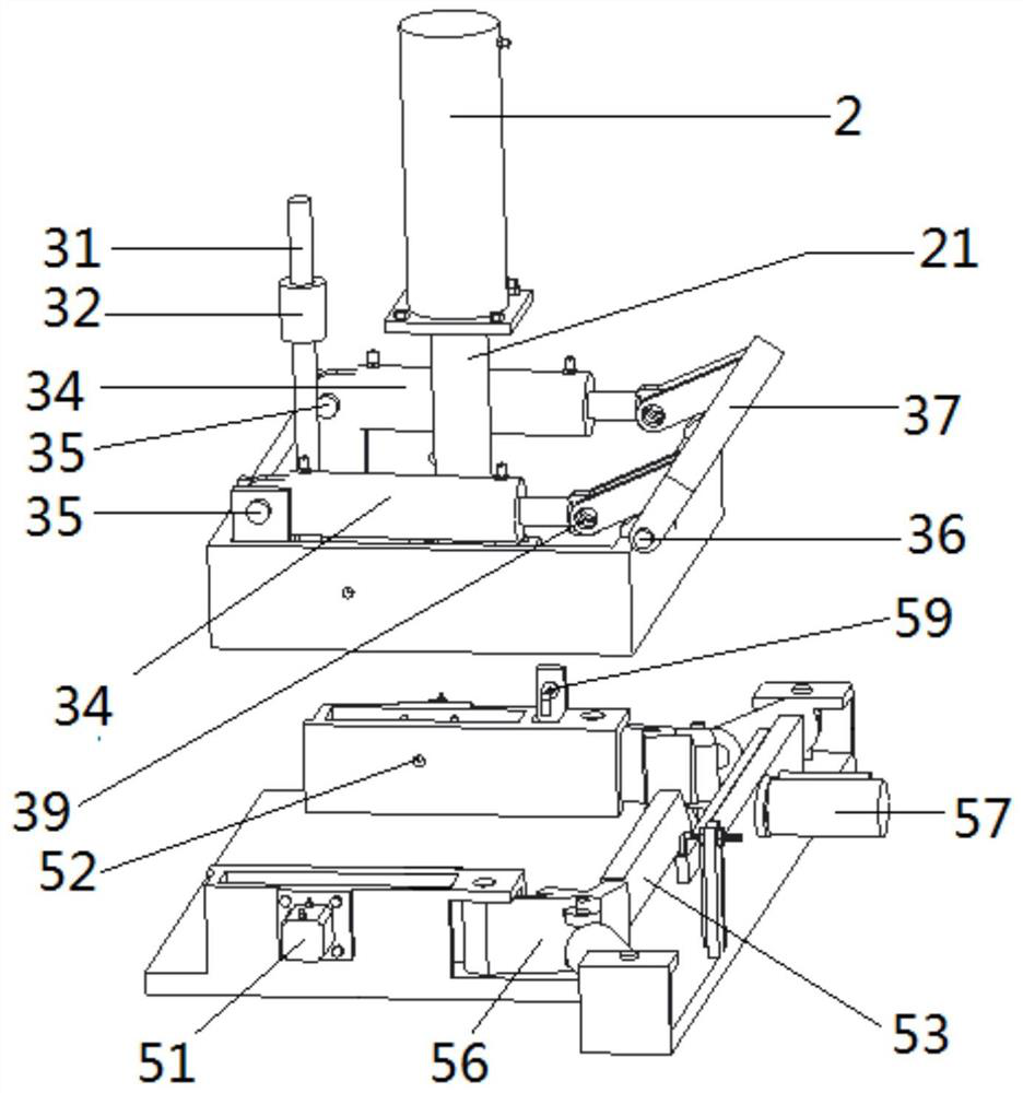 Plate stamping bending, curling and punching forming equipment