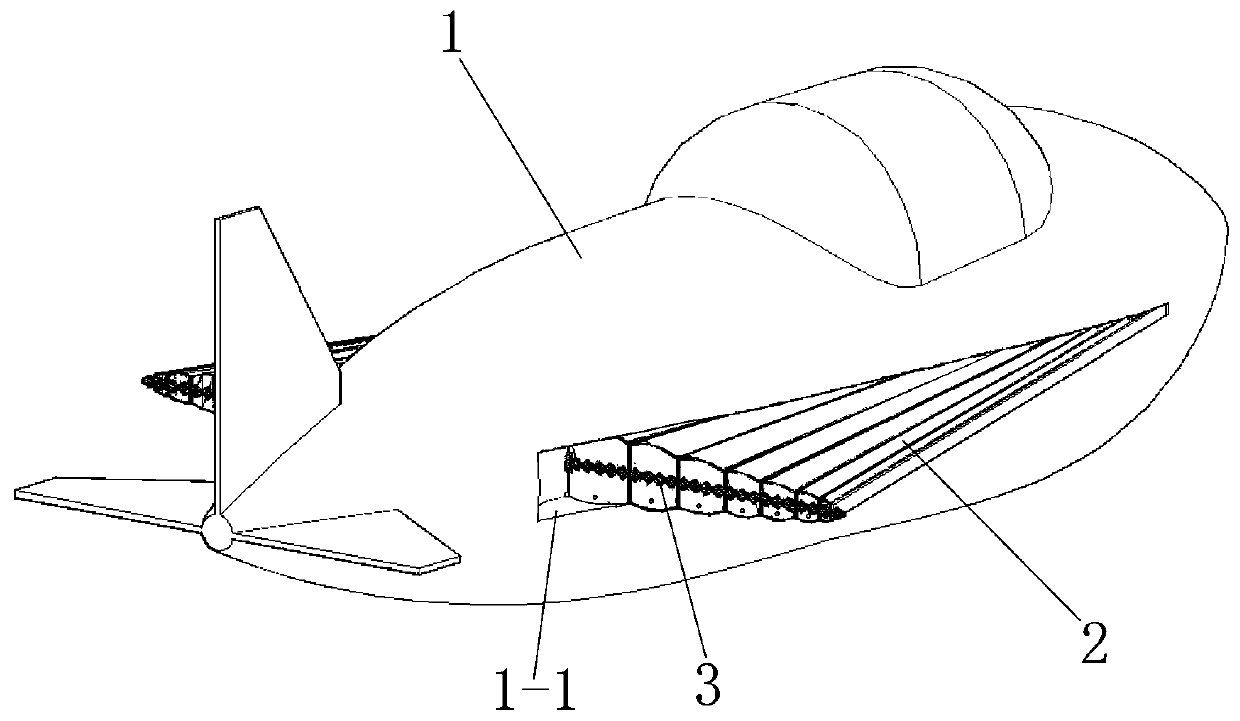 An inflatable glider drone