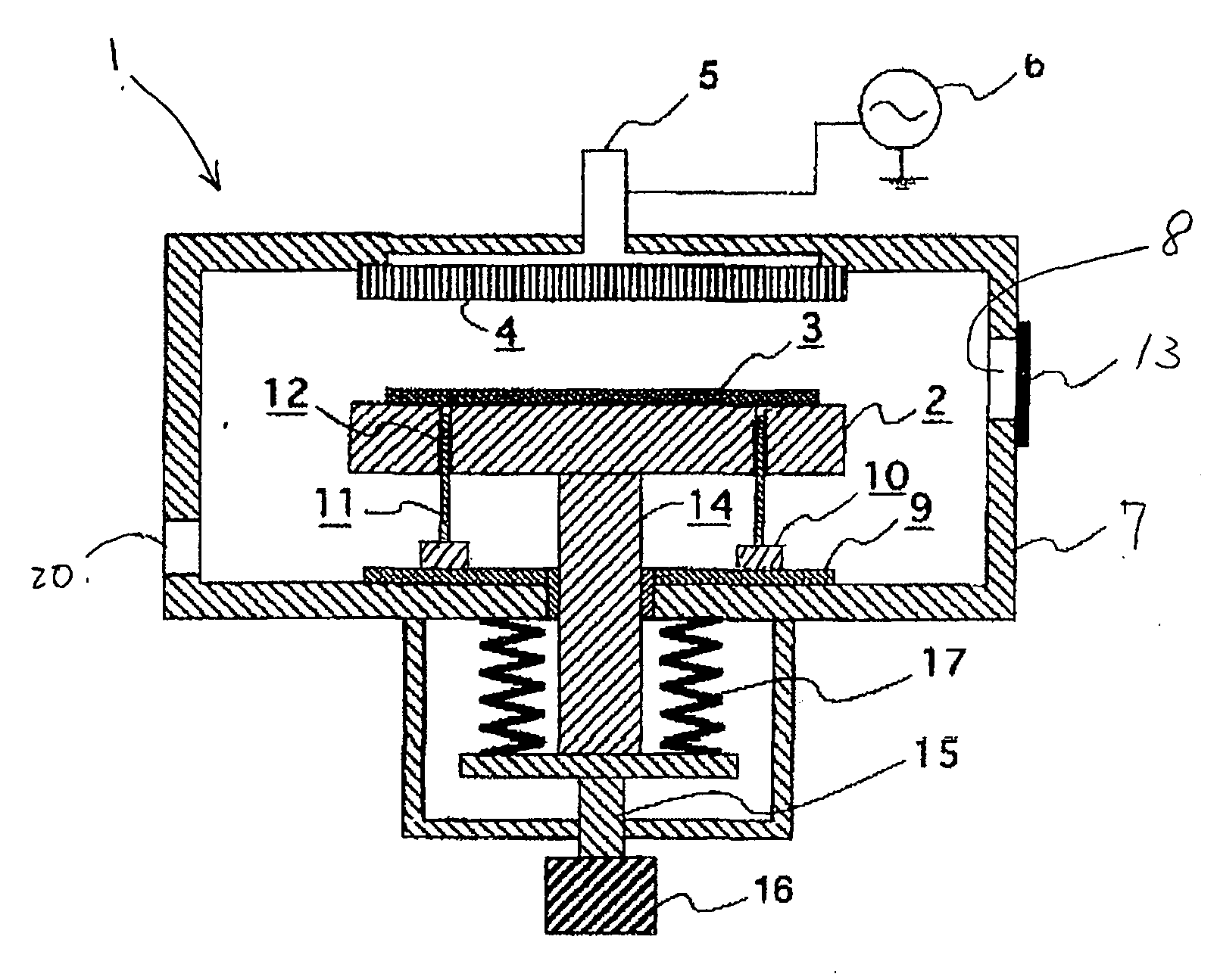 Semiconductor processing apparatus with lift pin structure