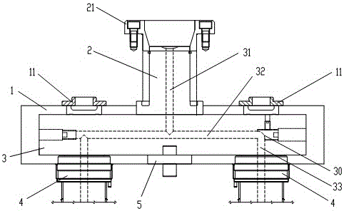 Hot runner mold structure