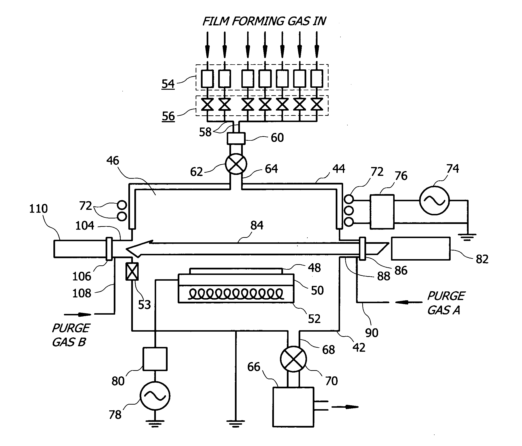 Apparatus for high-rate chemical vapor deposition