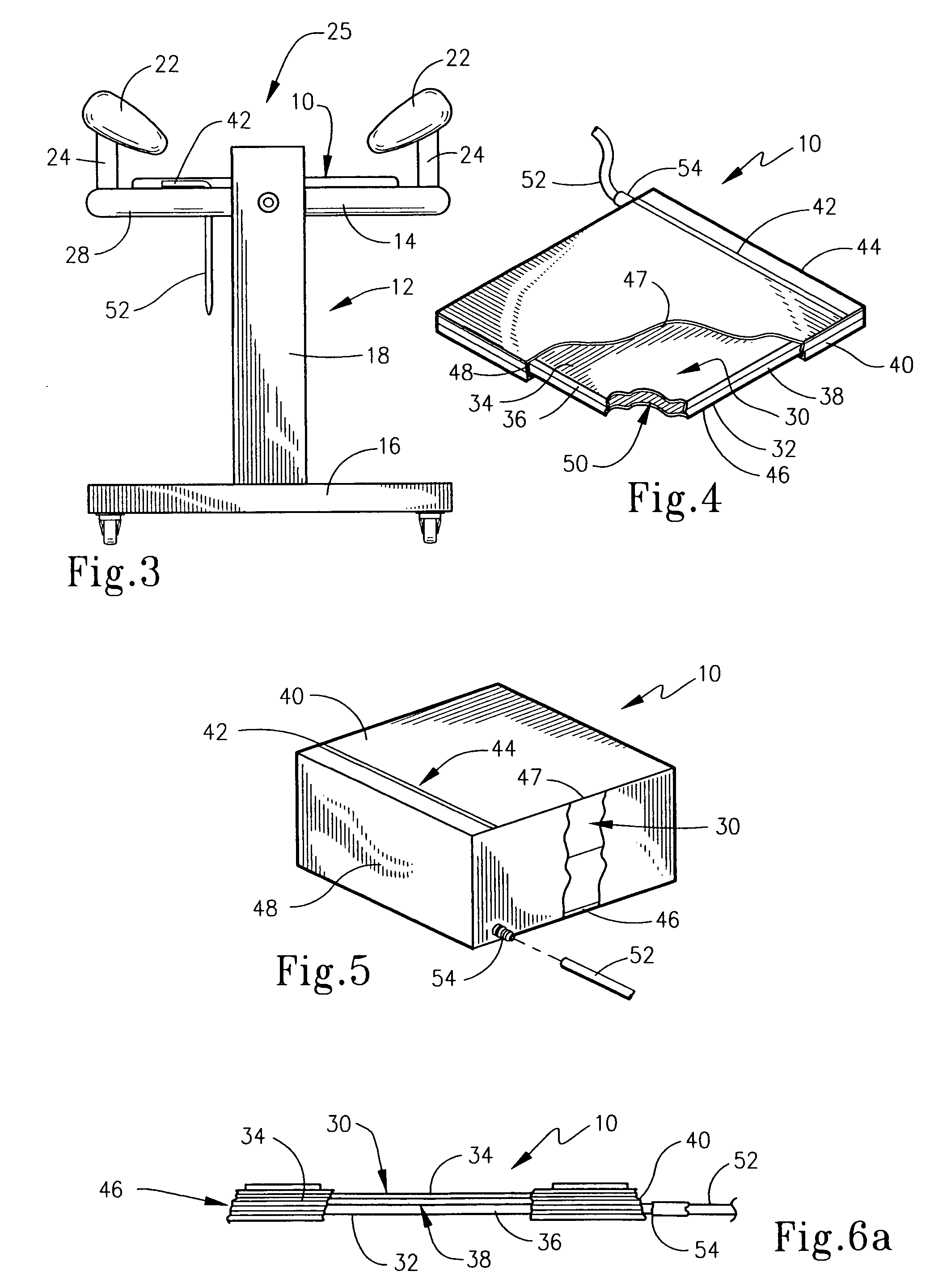 Inflatable cushion apparatus for use in surgical procedures and surgical method utilizing the same