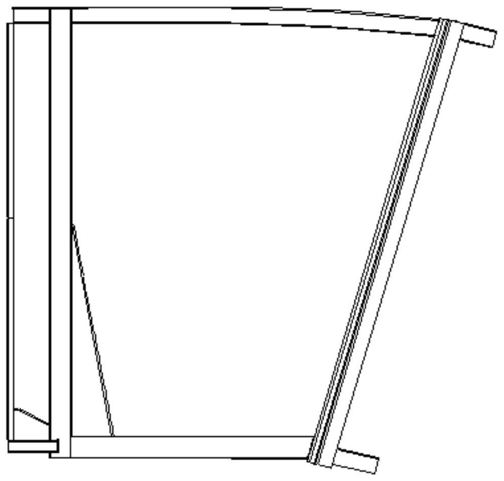 Cab framework, cab and combine harvester