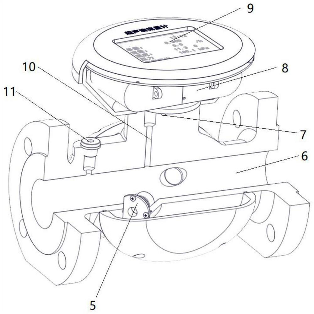 Ultrasonic flowmeter with AI voice recognition system